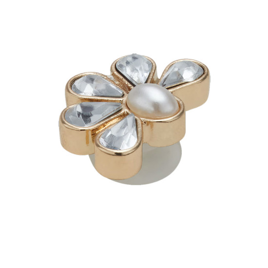 Crocs Jibbitz™ charms Half Gem Floral with Pearl Crocs Jibbitz™ charms Half Gem Floral with Pearl